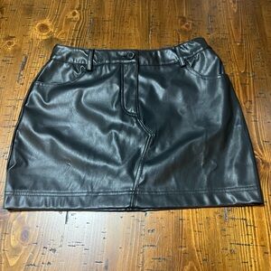 asos Design Faux Leather Skirt size 8